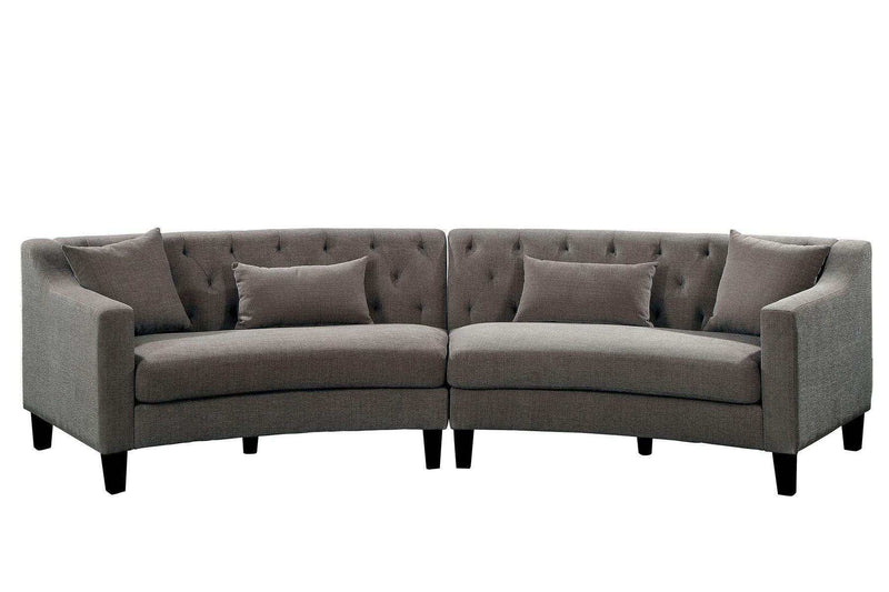 Sarin Dark Gray Sectional Sofa - Ornate Home