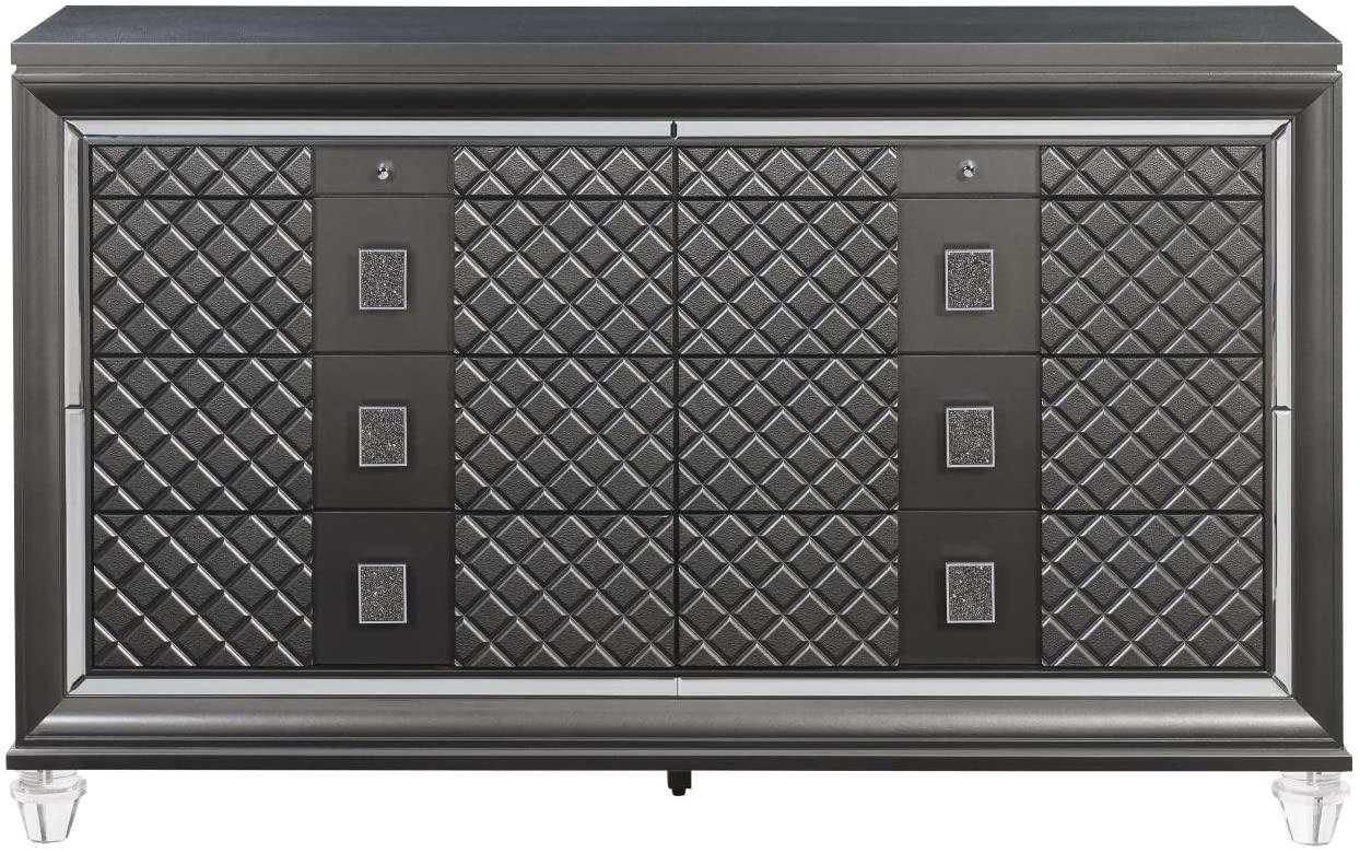 Sawyer Metallic Gray Dresser - Ornate Home