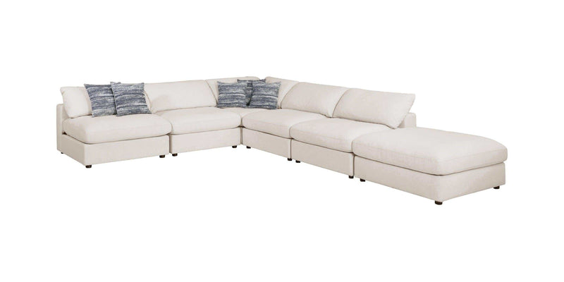 Serene Beige Modular Sectional Fabric Create your own Style - Ornate Home