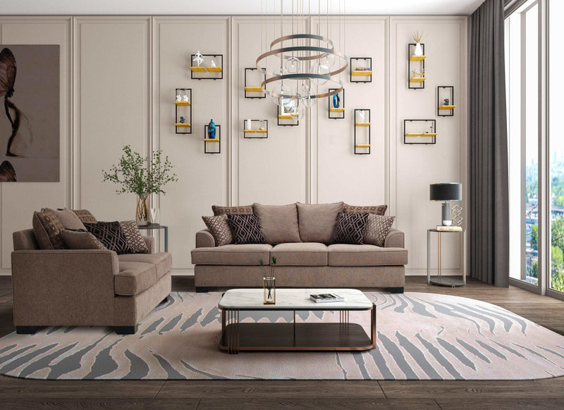 Smithfield Mocha Living Room Set - Ornate Home