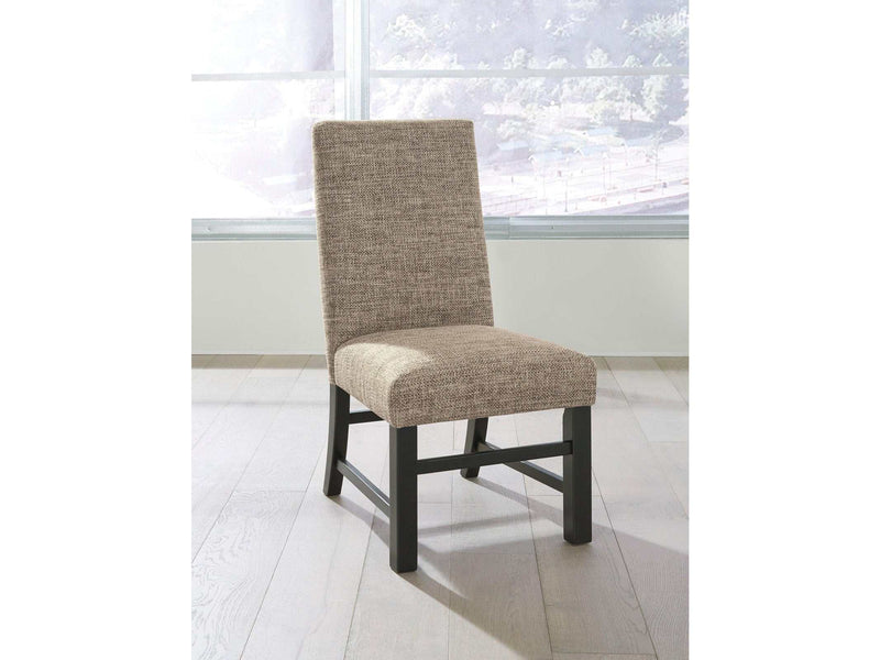 Sommerford Black & Brown Dining Side Chair (Set of 2) - Ornate Home