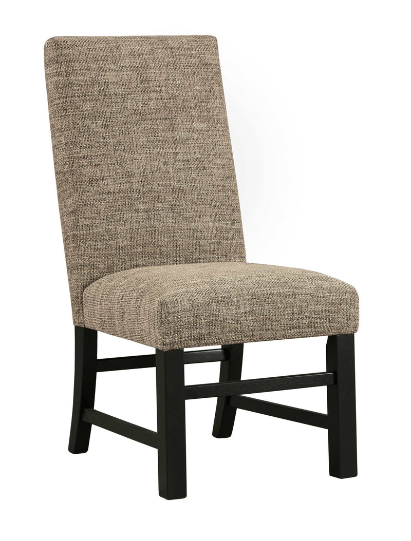Sommerford Black & Brown Dining Side Chair (Set of 2) - Ornate Home
