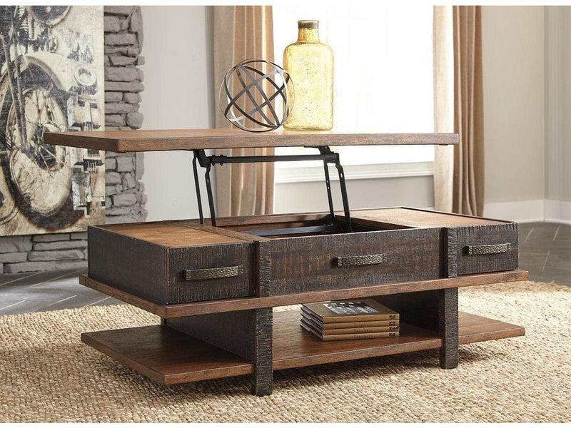 Stanah Two-tone Lift Top Coffee Table - Ornate Home