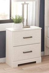 Stelsie White Nightstand - Ornate Home