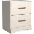 Stelsie White Nightstand - Ornate Home