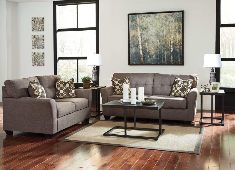 Tibbee Slate Sofa & Loveseat - Ornate Home