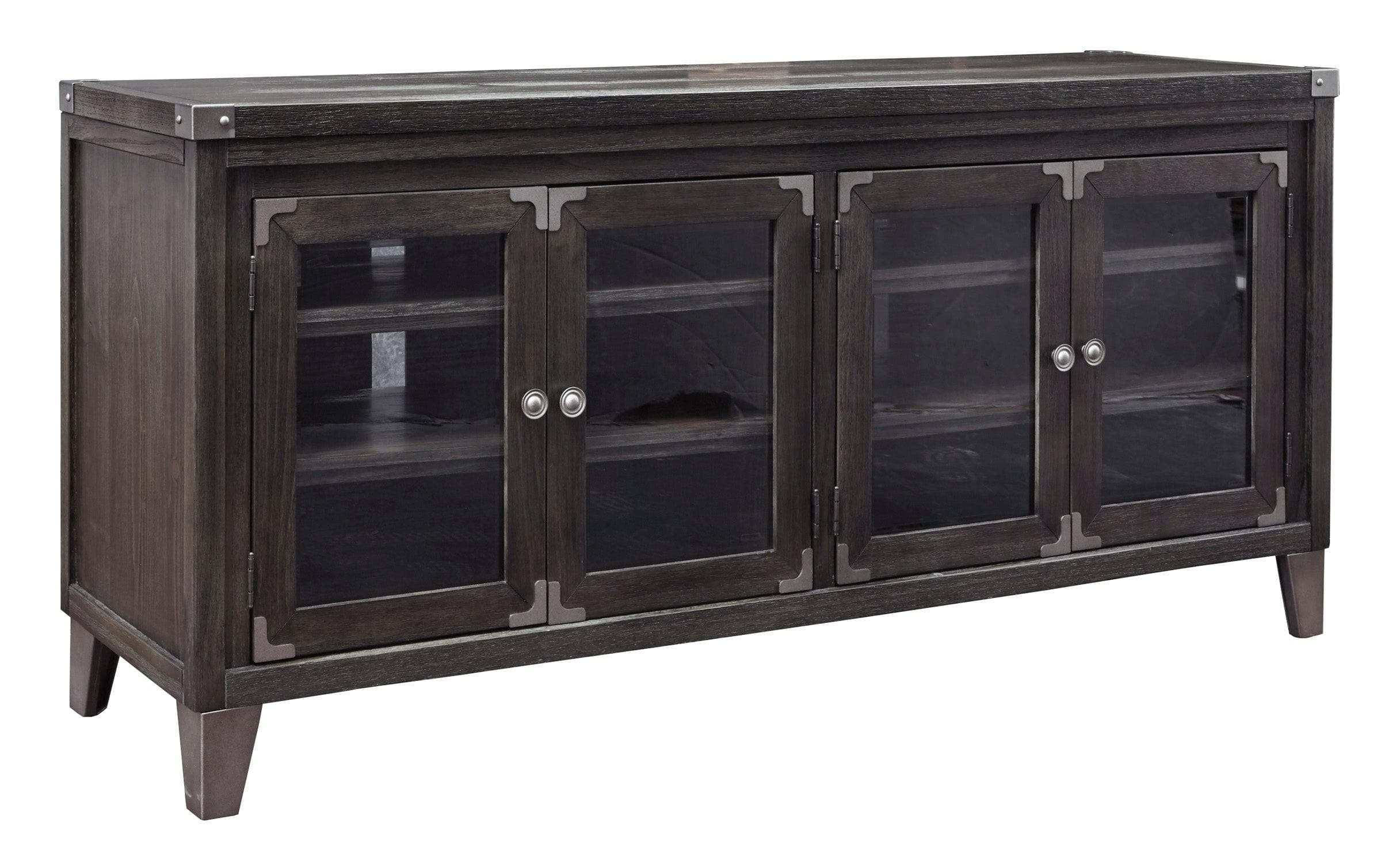 Todoe Gray 70" Extra Large TV Stand - Ornate Home