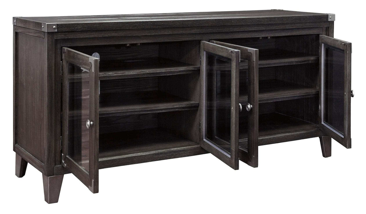 Todoe Gray 70" Extra Large TV Stand - Ornate Home