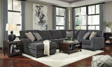 Tracling Slate 3pc LAF Chaise Sectional - Ornate Home