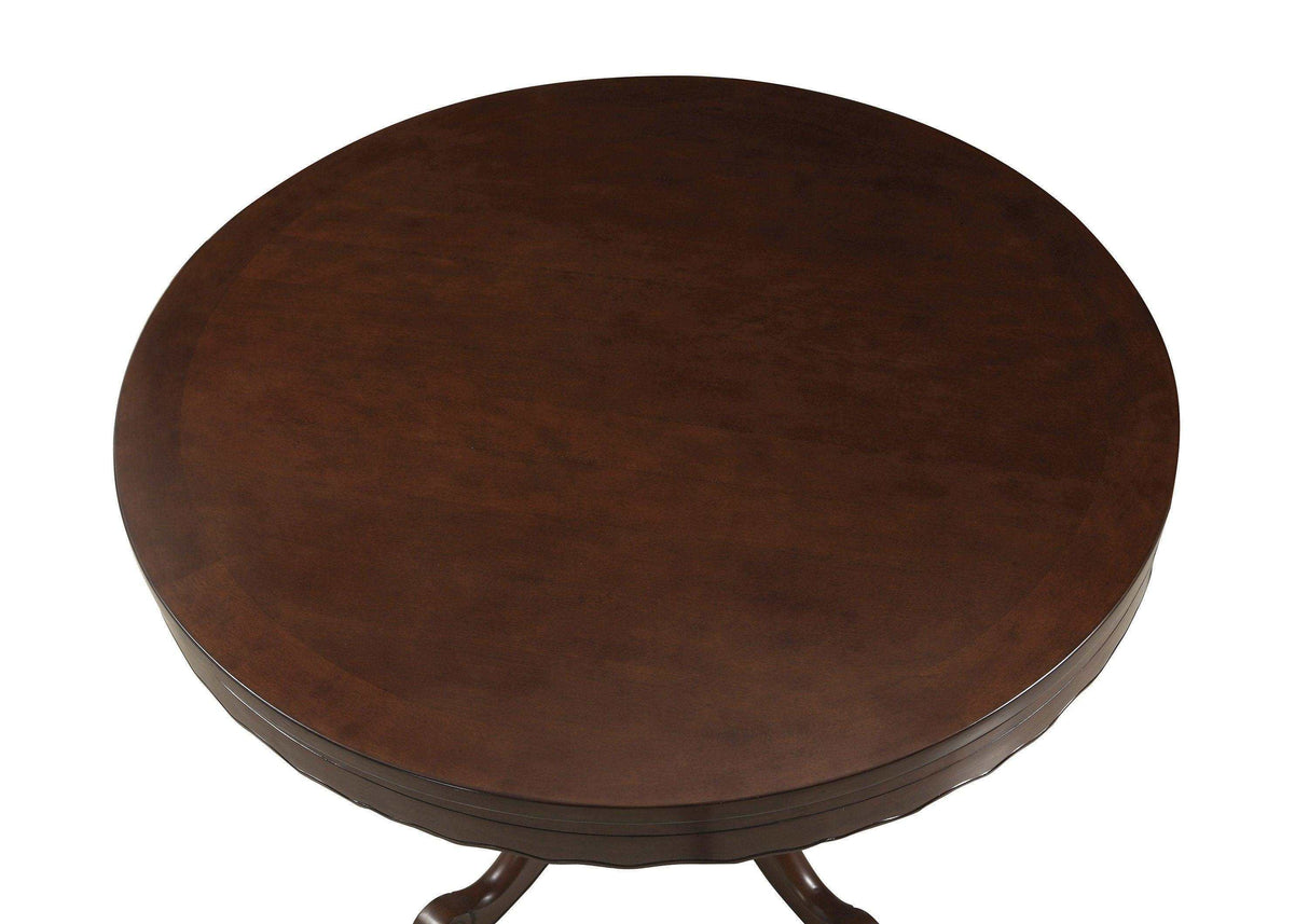 Turk Tobacco Round Pedestal Game Table - Ornate Home