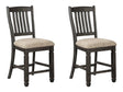 Tyler Creek Black/Grayish Brown Counter Height Bar Chair (Set of 2) - Ornate Home