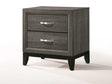 Valdemar Weathered Gray Nightstand - Ornate Home