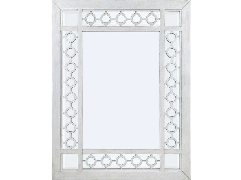 Varian Mirrored & Antique Platinum Mirror - Ornate Home