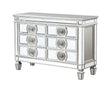 Varian Mirrored & Antique Platinum Server/Sideboard - Ornate Home