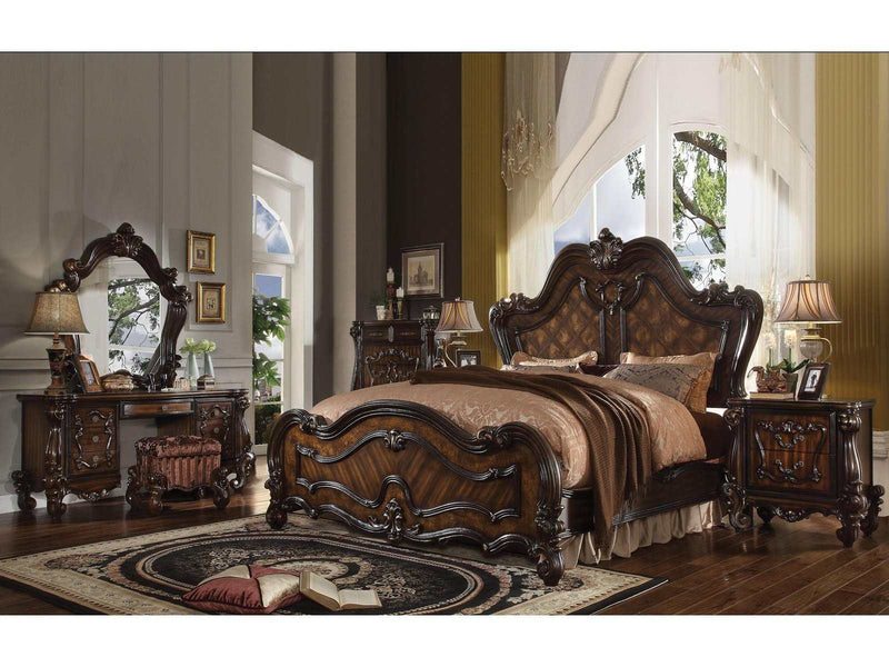 Versailles Cherry Oak California King Bed - Ornate Home
