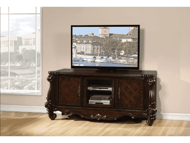 Versailles Cherry Oak TV Stand - Ornate Home