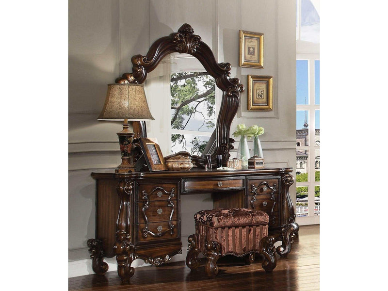 Versailles Cherry Oak Vanity Desk - Ornate Home