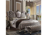 Versailles Antique Platinum Queen Bed - Ornate Home