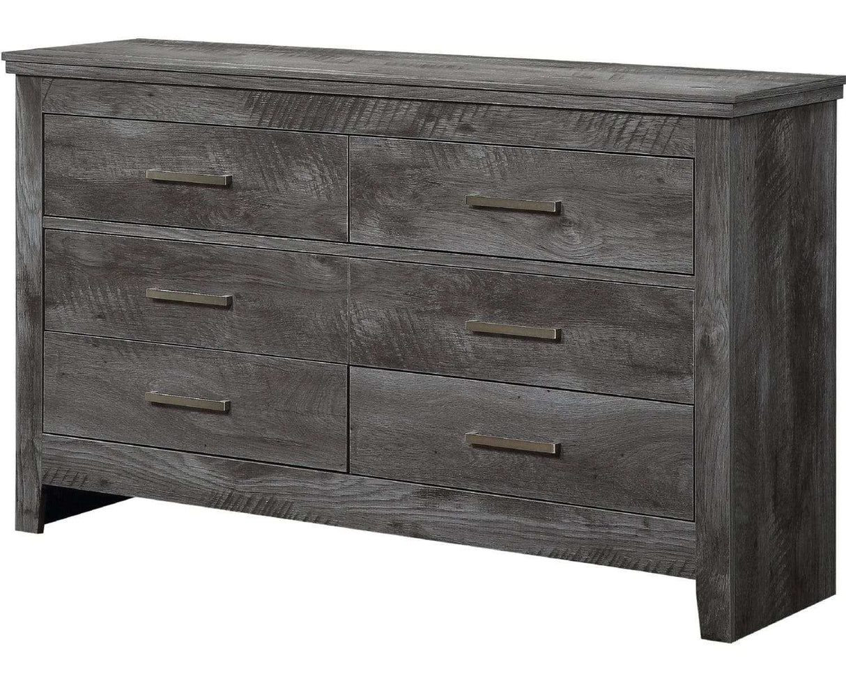 Vidalia Rustic Gray Oak Dresser - Ornate Home