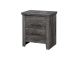 Vidalia Rustic Gray Oak Nightstand - Ornate Home