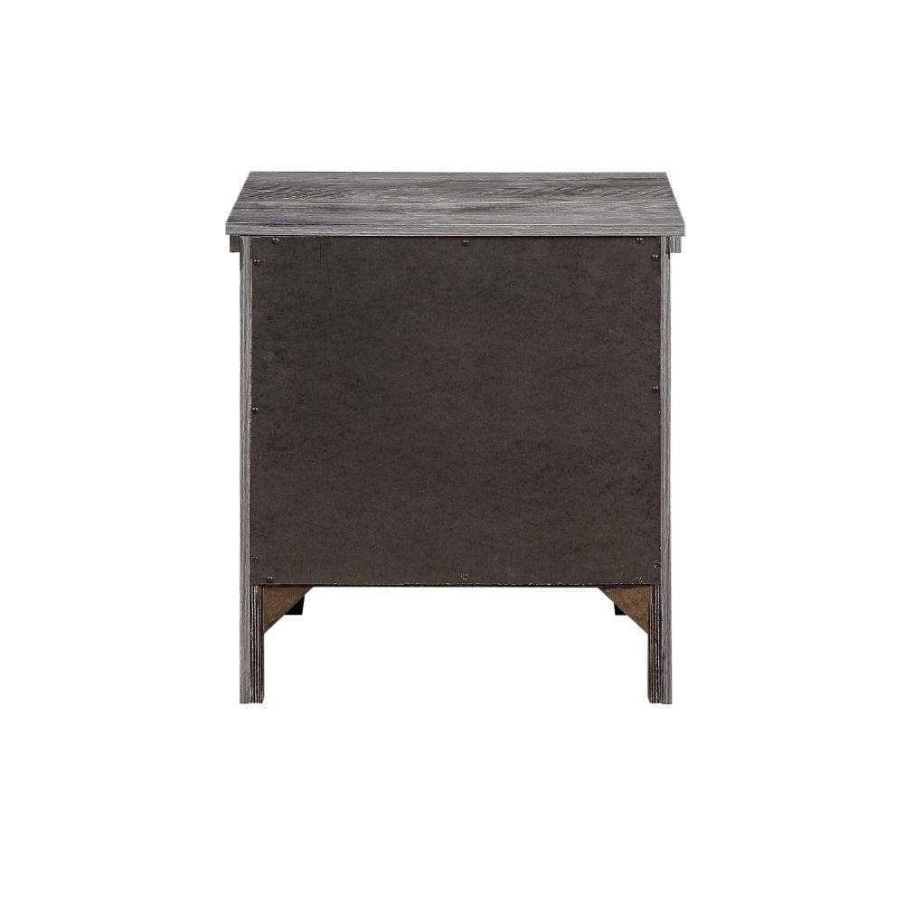 Vidalia Rustic Gray Oak Nightstand - Ornate Home