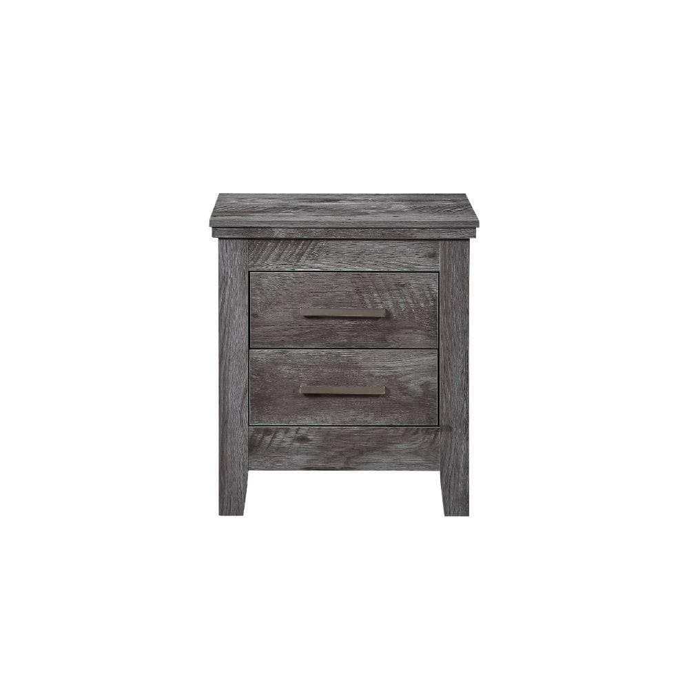 Vidalia Rustic Gray Oak Nightstand - Ornate Home