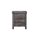 Vidalia Rustic Gray Oak Nightstand - Ornate Home