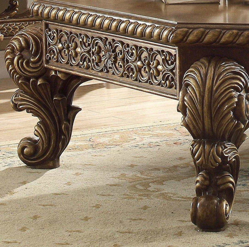 Vienna Mansion Dark Walnut Wooden Coffee Table - Ornate Home