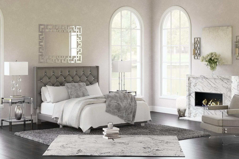 Vintasso Queen Upholstered Bed - Ornate Home
