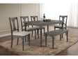 Wallace Weathered Gray Dining Table - Ornate Home