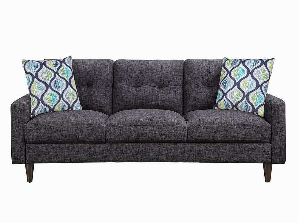 Watsonville Grey Stationary Sofa - Ornate Home