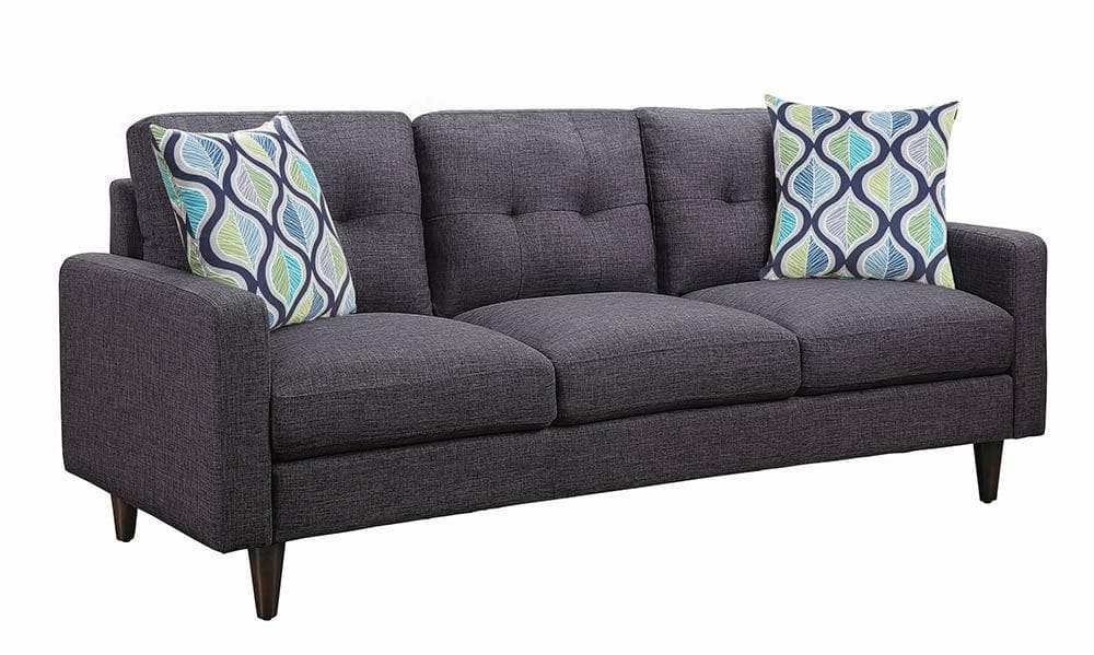 Watsonville Grey Stationary Sofa - Ornate Home