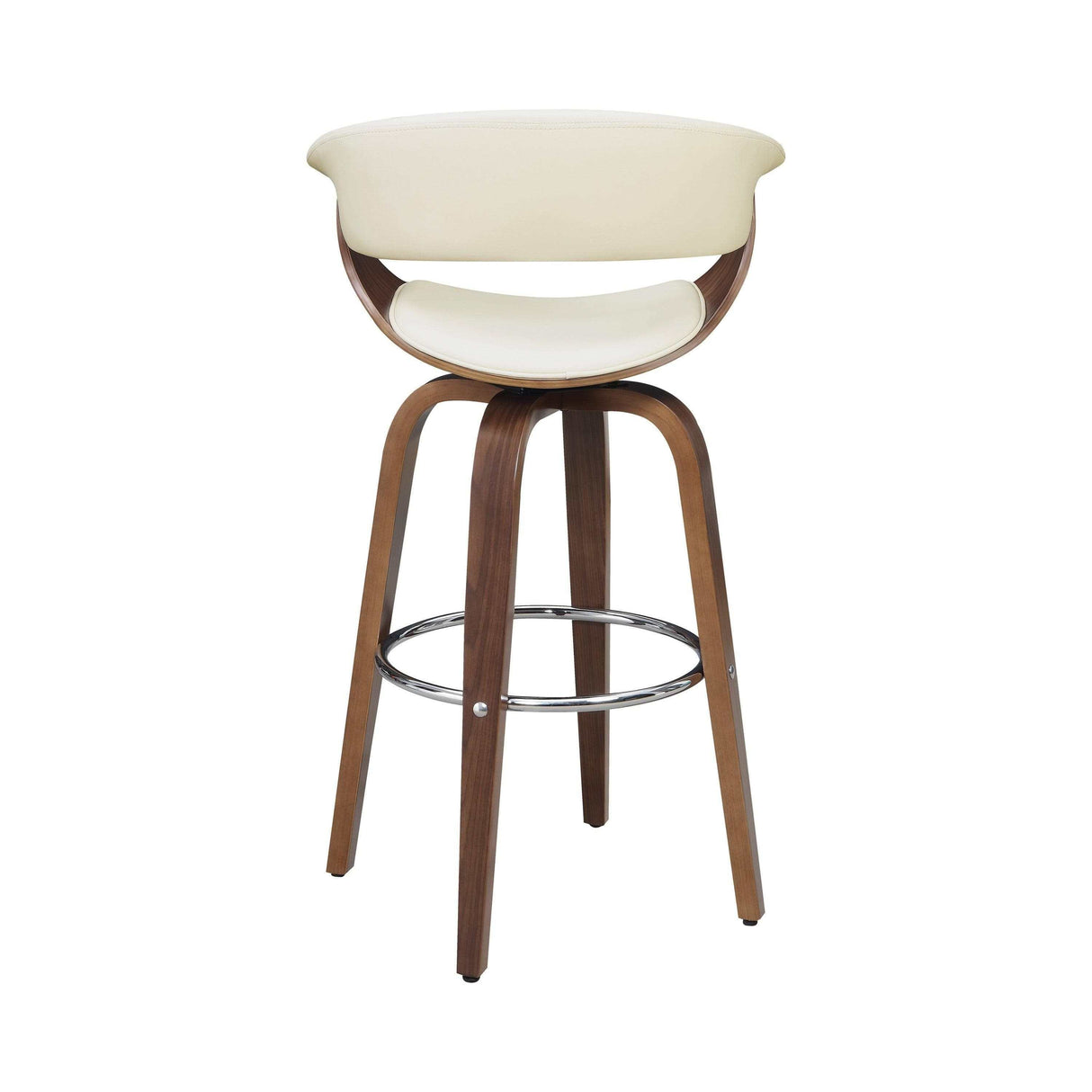 Windwril Walnut & Ecru Bar Stool - Ornate Home