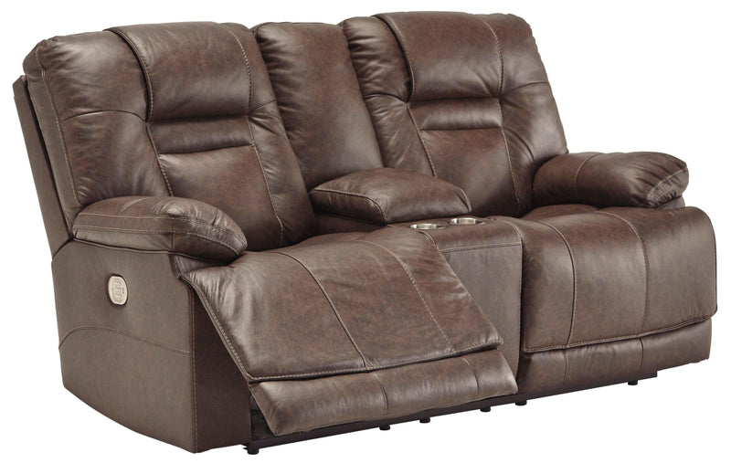 Wurstrow Power Reclining Loveseat w/ Console - Ornate Home