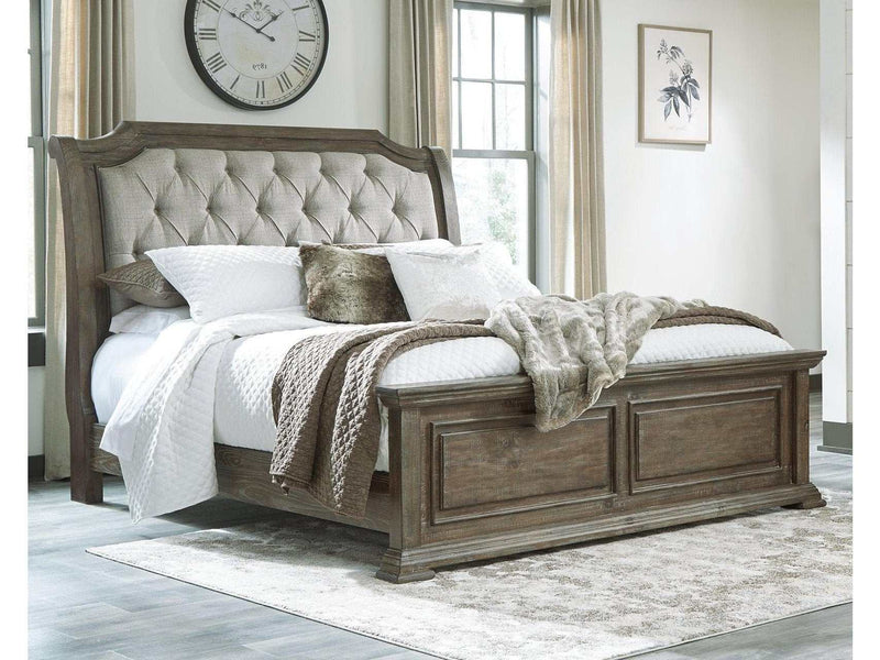 Wyndahl Queen Upholstered Panel Bed - Ornate Home